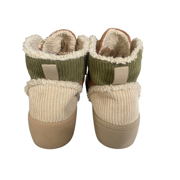 Rocket Dog Flair Irmo Comfort High Top Sneakers Womesn Size 6M Mauve Combo Cord - Picture 6 of 11